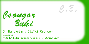 csongor buki business card